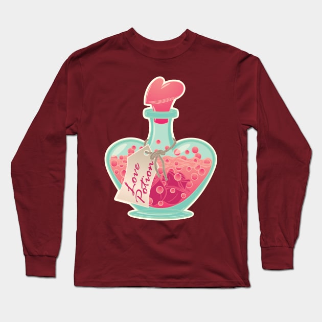 Love Potion Long Sleeve T-Shirt by Desdymona